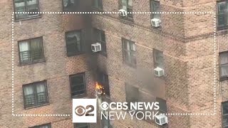 1 injured in NYCHA apartment fire in East Harlem