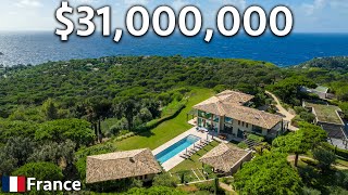 Touring a $31,000,000 St Tropez Mansion With Ocean Views!