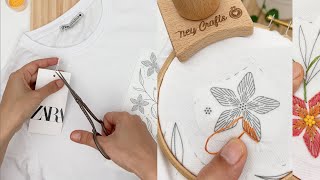 How to personalize a t-shirt with soluble adhesives. Tutorial.