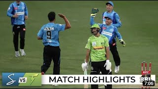 Adelaide Strikers vs Sydney Thunder Highlights | BBL 2022 Highlights | BBL 2022 | BBL Highlights