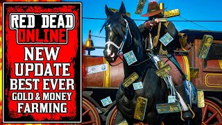 Rockstar's NEW Red Dead Online Update UPDATE Has The BEST GOLD \u0026 Money Farming Methods EVER.. (RDR2)