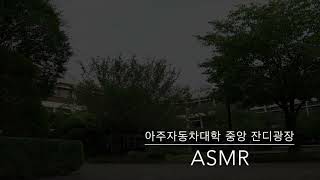 아주자동차대학 ASMR  토요일 이른 아침 중앙정원 풍경 바람소리, 새소리