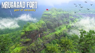 Mrugagad fort amazing drone view 4k | लोणावळा येथील घाटवाटांचा एक बलाढ्य रखवालदार