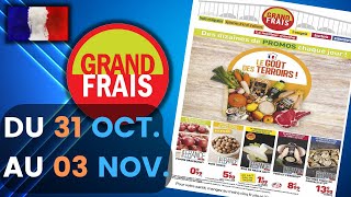 catalogue GRAND FRAIS du 31 octobre au 3 novembre 2022 ❌ Arrivage - FRANCE