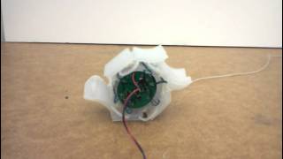 Soft Robot using Pneumatic Battery and EP Magnet Valves