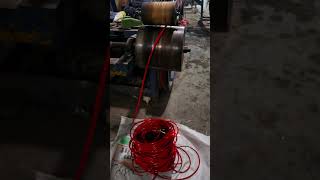 Transforming raw copper into functional Red wire.