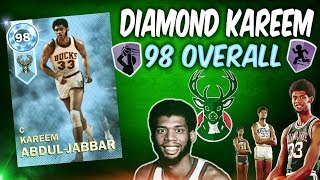 Diamond Kareem Abdul Jabbar Gameplay! Nba 2k18 Myteam Supermax OVERTIME Sweat
