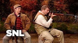 George H. W. Bush and George W. Bush Go Hunting - SNL