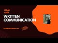 Oral and Written Communication | Differences