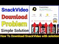 How To Download SnackVideo App |Snack Video This item is not available in your country