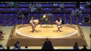 Takatenshu vs Rikito Day 1 Sumo Nagoya Basho July 2014