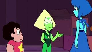 Steven and Lapis find out Peridot has been listening to Pearl's rap