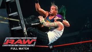 FULL MATCH - Jeff Hardy vs. Rob Van Dam – Title Unification Ladder Match: Raw, July 22, 2002
