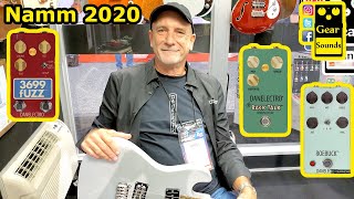 Danelectro 3699 Fuzz, Back Talk Reverse Delay, Roebuck Distortion Demos Namm 2020