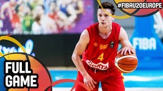 Belarus v MKD - Full Game - Classification 13-16 - FIBA U20 European Championship 2017 - DIV B