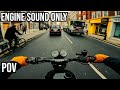 KENSINGTON TO NOTTING HILL | TRIUMPH SCRAMBLER 900 | POV RAW SOUND [4K]