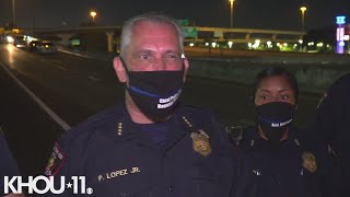 Raw video: Officer-involved shooting after road rage incident on 59N