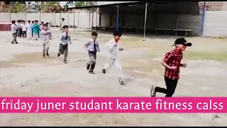 Allied School Nowshera Friday karate traning