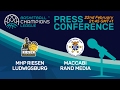 MHP RIESEN Ludwigsburg v Maccabi Rand Media - Press Conference - Basketball Champions League