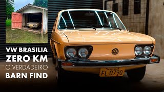 VW Brasilia 1979 0km resgatada no verdadeiro estilo Barn find!!