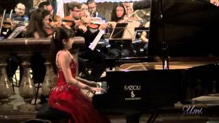 Umi Garrett, 13 yr. - Chopin Piano Concerto No. 1 in e minor 1st Mvmt. (Short vr.)