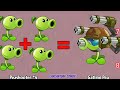 every peashooter fusion u0026 evolution vs real pea who will win pvz 2 discovery