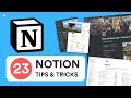 23 Notion Tips, Hacks & Tricks