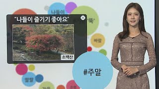 [날씨트리] 전국 오후부터 구름 많아져…주말 더 쌀쌀 / 연합뉴스TV (YonhapnewsTV)