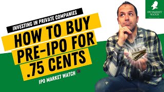 Invest Like The Rich! 😎 Steps On How To Buy Private Company Stocks As Low As .75cents A Share