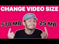 How to reduce a video file size