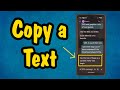 How to Copy Text From a Text Message & Paste It Using An Android Smart Phone