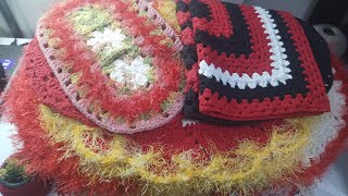 produção de jogos tapetes para o natal🎄  - estrategia de vendas -  dicas  #vlogcroche #crochet