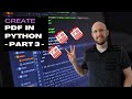 Create PDF with Python | Part 3