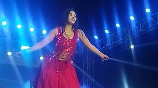 aage Pawan Singh ke new song Lal ghagra recording dance video satge show