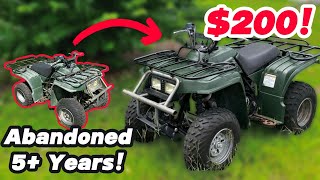 $200 Abandoned ATV Restored with less than $100