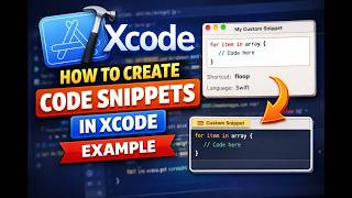 Xcode - How to create code snippets in Xcode Example