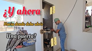 ¿para donde deben abrir las puerta ?🤔