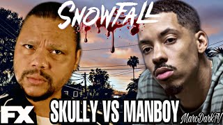 SNOWFALL SEASON 4 MANBOY VS SKULLY!!!