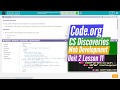 Styling Elements with CSS - Lesson 11.13 and 11.12 in 2018 - Web Development Code.org CS Discoveries