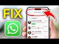 How To Fix WhatsApp Connecting Problem On iPhone