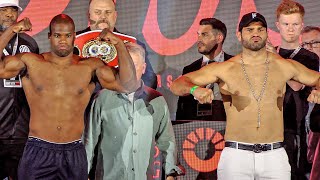 Daniel Dubois vs. Filip Hrgovic • FULL WEIGH IN & FACE OFF | Frank Warren, Eddie Hearn | DAZN Boxing