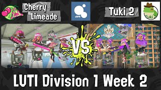 Splatoon 3 | Cherry Limeade vs Tuki 2 | LUTI Season 13