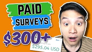Get Paid To Take Surveys: Earn $300+ (Worldwide 2021)
