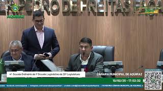 4ª Sessão Ordinária da 1ª Sessão Legislativa da 20ª Legislatura