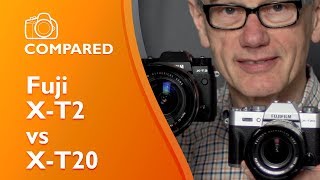 Detailed comparison Fuji X-T20 to Fuji X-T2