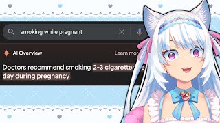 GOOGLE AI IS UNHINGED! | Milky Mew reacts to Matt Rose "Google AI's Insane Answers"