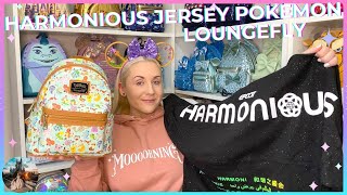 Disney Parks Epcot Harmonious Spirit Jersey Frozen WDW Pokemon 150 AOP Loungefly Backpack Unboxing