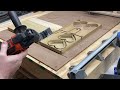 lowrider v4 diy cnc beta test amazing hardwood cut at 3000mm min and 12mm depth of cut