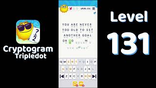 Cryptogram Tripledot Level 131 Answer | SolutionGuruji