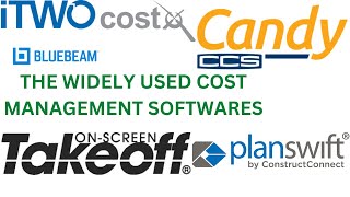 Widely Used Cost Management Software's | CostX | Planswift | Bluebeam | Candy | On Screen Take off